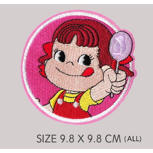 Grandpa Ken 'S winner' S Miếng Dán Ủi Trang Trí Quần Áo Hình Vòng Cung Vàng Ngọc Lục Giác Thêu Chữ Fujiiya milk girl Sewipop