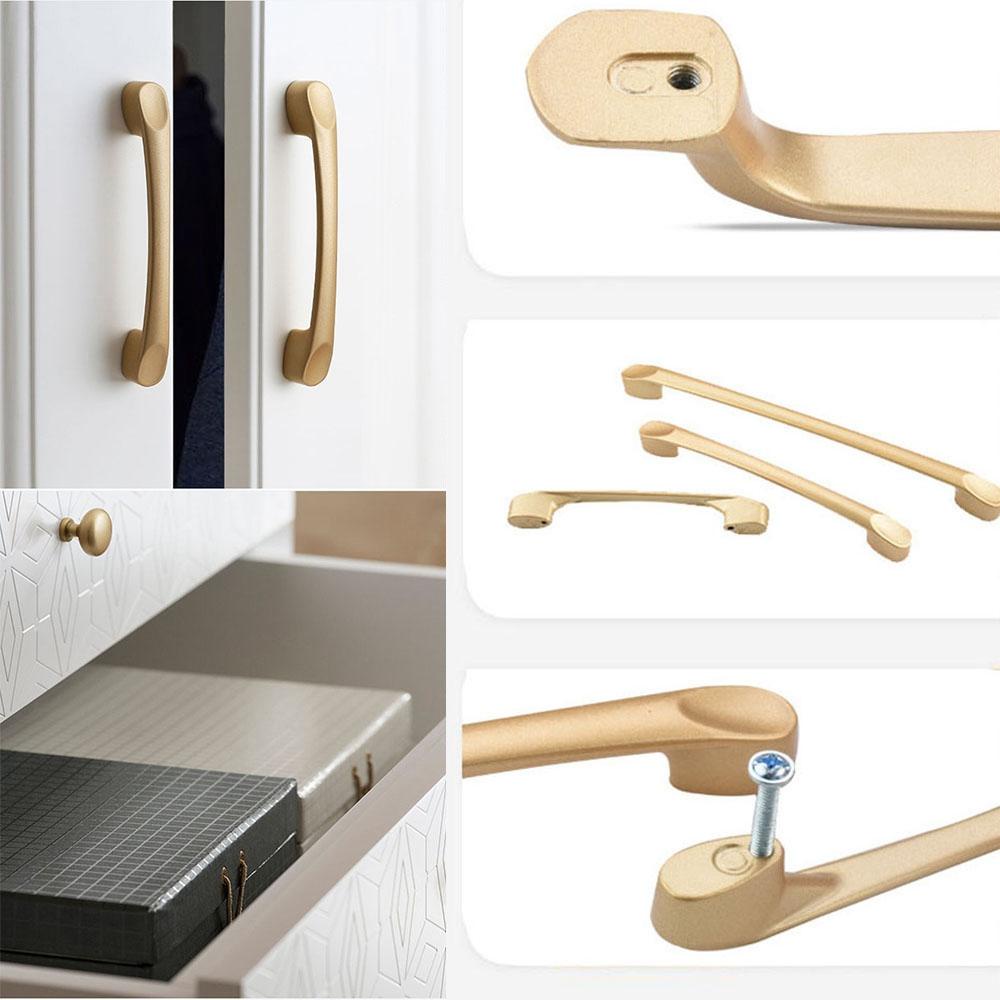 PISTA Tay Nắm Cửa Tủ Bằng Hợp Kim Nhôm Phong Cách Châu Âu