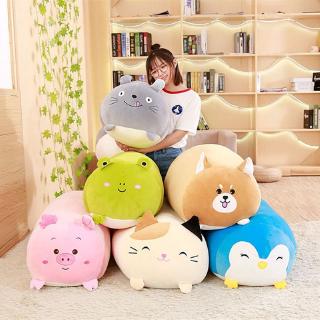 R☆ Soft Plush Stuffed Animal Pillow Cartoon Sofa Car Sleeping Cushion Children Gift