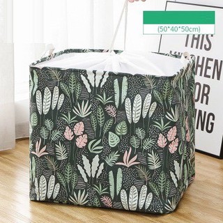Túi đựng quần áo, Hộp đựng đồ ,chăn màn bằng vải có dây rút cỡ lớn