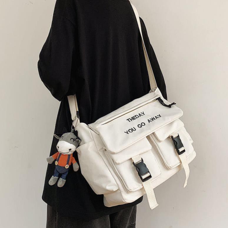 Cặp sách đeo chéo đi học chống thấm thời trang TV091 | BigBuy360 - bigbuy360.vn