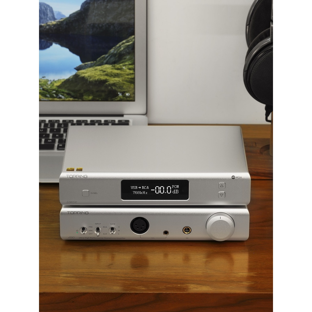 Bộ Giải Mã Dac/Amp Topping D90 SE - Bảo Hành Chính Hãng 12 Tháng