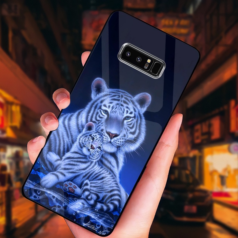 Ốp Samsung Galaxy NOTE 8 Mặt kính cường sang trọng, cao cấp, sáng bóng