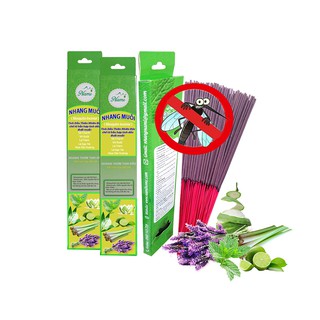 Combo 1 hộp nhang muỗi + 1 Hộp gỗ để đốt nhang