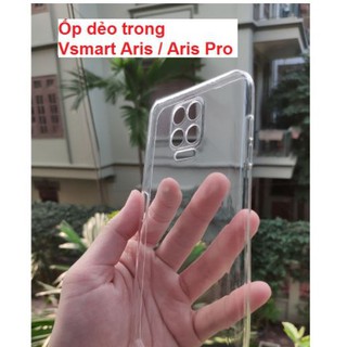 Ốp lưng Vsmart Aris / Aris Pro dẻo trong suốt