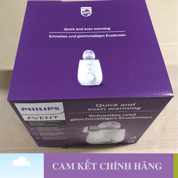 Máy hâm sữa Philips Avent Siêu Tốc 3 Phút - Bảo Hành 2 Năm - 1 Đổi 1 Trong 7 Ngày Nếu Lỗi NSX