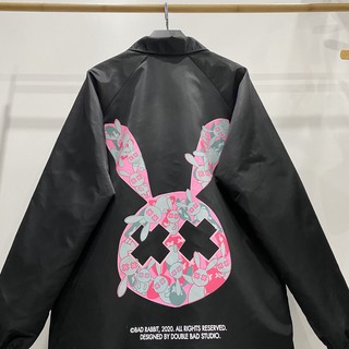 [FREESHIP] Jacket Bad Rabbit Đen Hồng 2020 - BAD REABBIT BRICK JACKET
