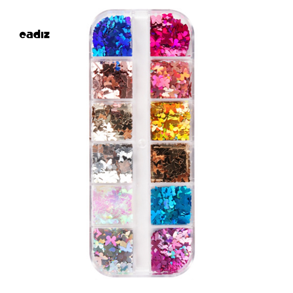 Phụ Kiện Trang Trí Móng Tay Hình Bươm Bướm Dễ Thương Bắt Mắt