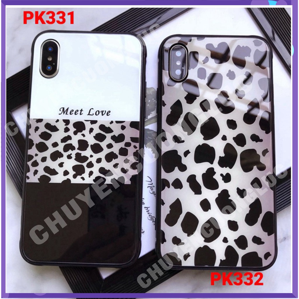 [HOT] ỐP LƯNG KÍNH hình da báo cá tính -IP 6/6S - 6 Plus/ 6S Plus - 7/ 8 - 7 Plus/ 8 Plus - X/ XS/ XS Max . ... - CCLNB