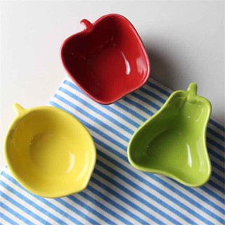 Bát Ăn Dặm Kiểu Nhật Hình Chanh,Táo,Lê
