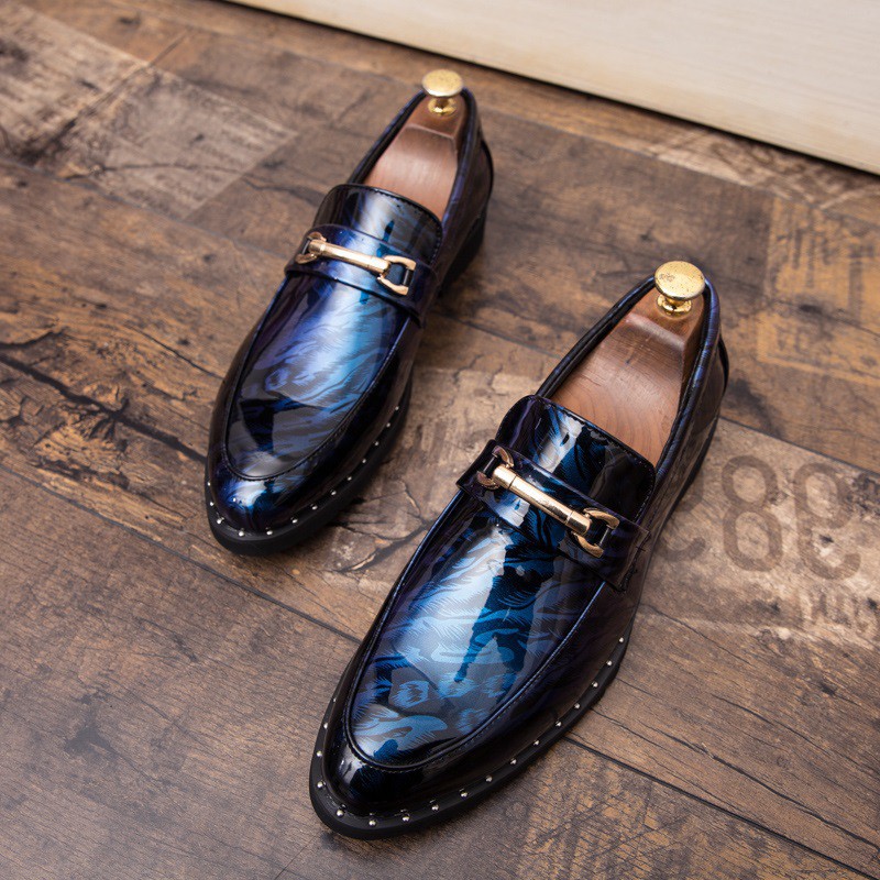 Elegant luxury men's leather shoes