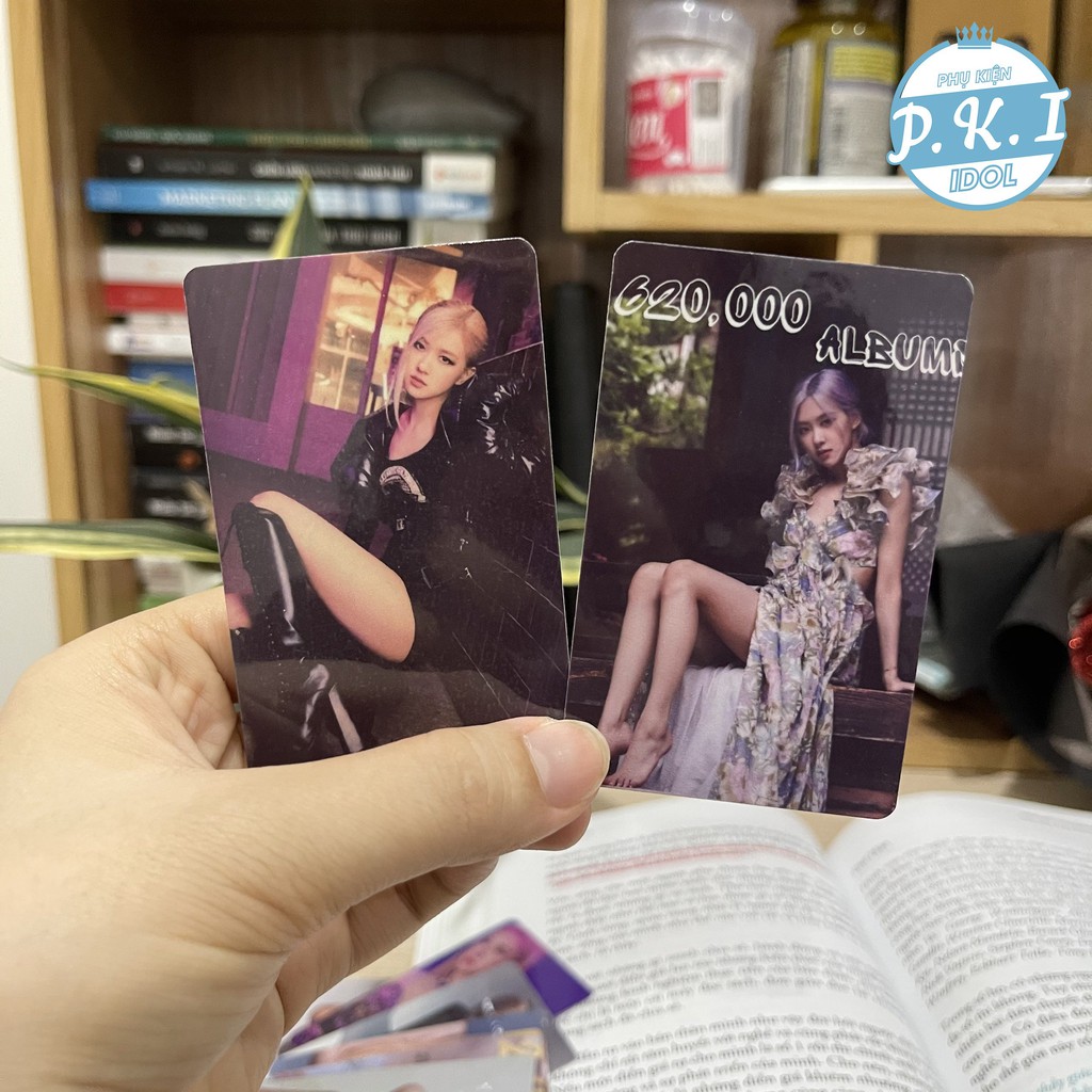 Bộ Card Cứng In Hình Idol ROSÉ BlackPink Bo Góc Sang Trọng – Quà Tặng Kpop