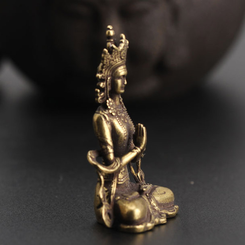 Tượng Phật Mini Bằng Đồng Trang Trí Văn Phòng