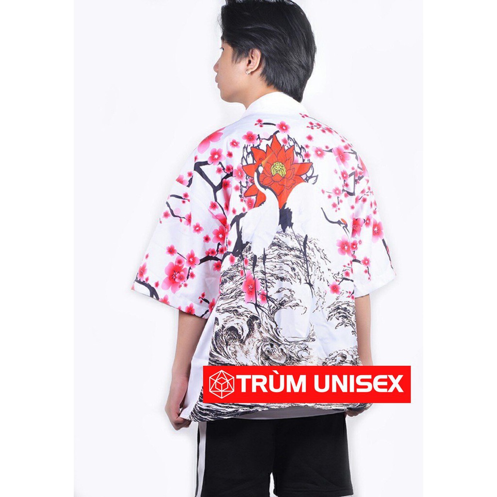 Áo Yukata Phượng Hoàng WHITE
