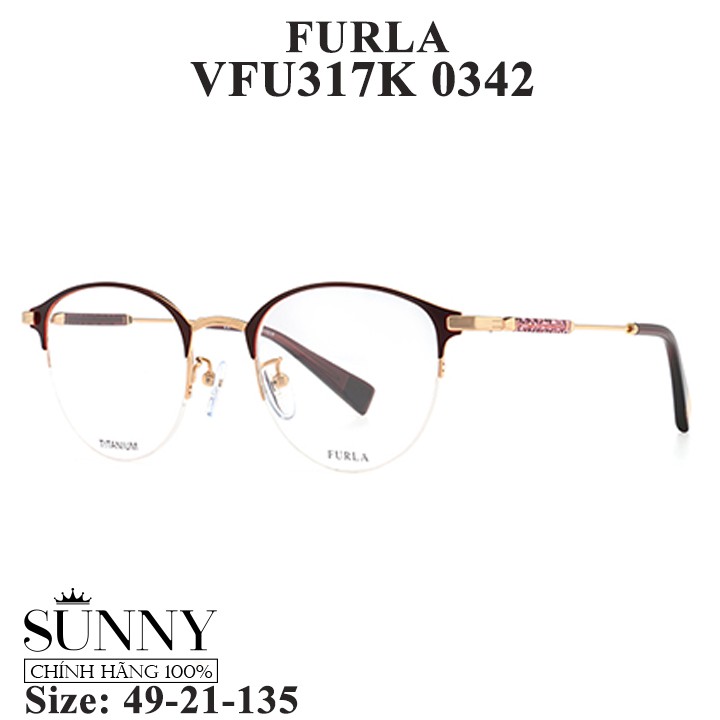 VFU317K - Gọng kính Furla chính hãng, bảo hành toàn quốc