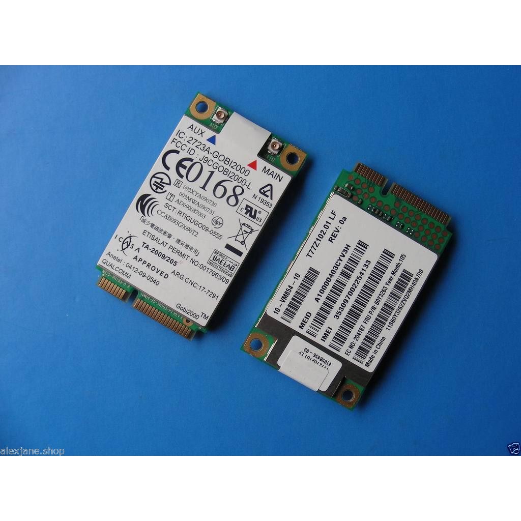 Card WWAN 3G GOBI2000 For HP và Thinkpad