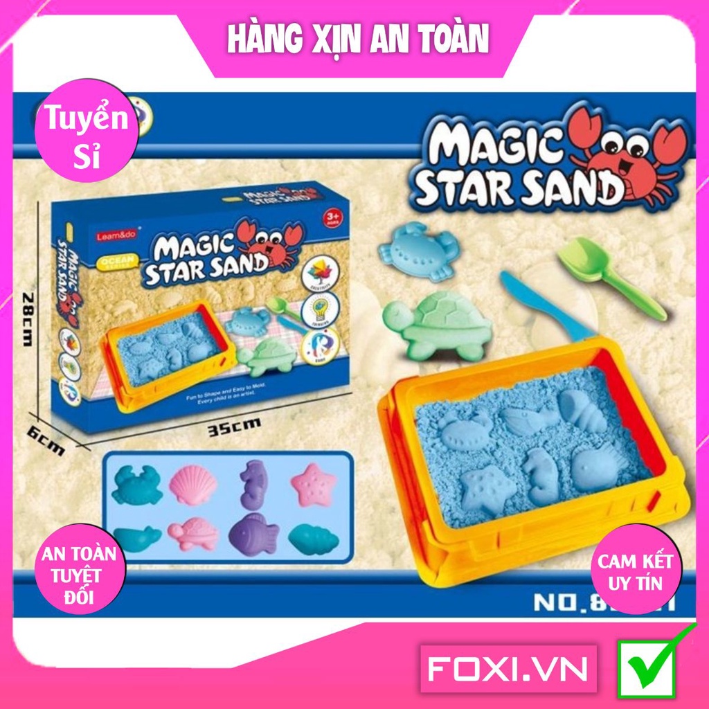Cát động lực-cát nặn sinh học-trò chơi tạo hình nhiều màu sắc thú vị giúp trẻ tăng tính sáng tạo