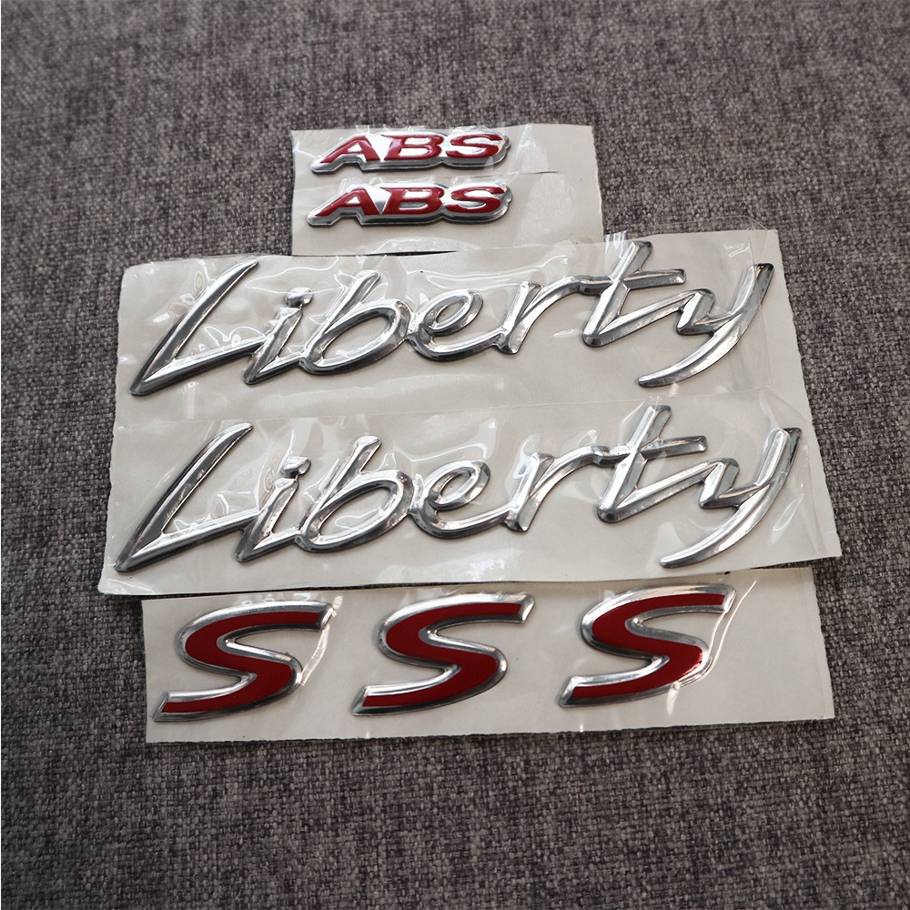[GIÁ GỐC] Bộ tem chữ nổi LIBERTY CHO DÒNG XE SANG CỦA Ý