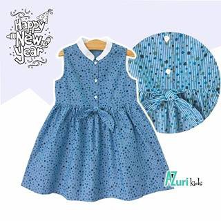 Đầm sơ mi bé gái 15-38kg