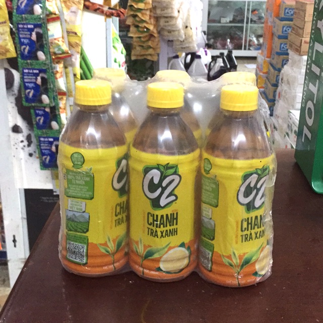 1 lốc ( 6 Chai ) Trà Xanh C2 , 360ml