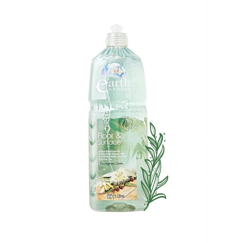 Nước lau nhà gốc thực vật tinh dầu bạch đàn Earth Choice 1L
