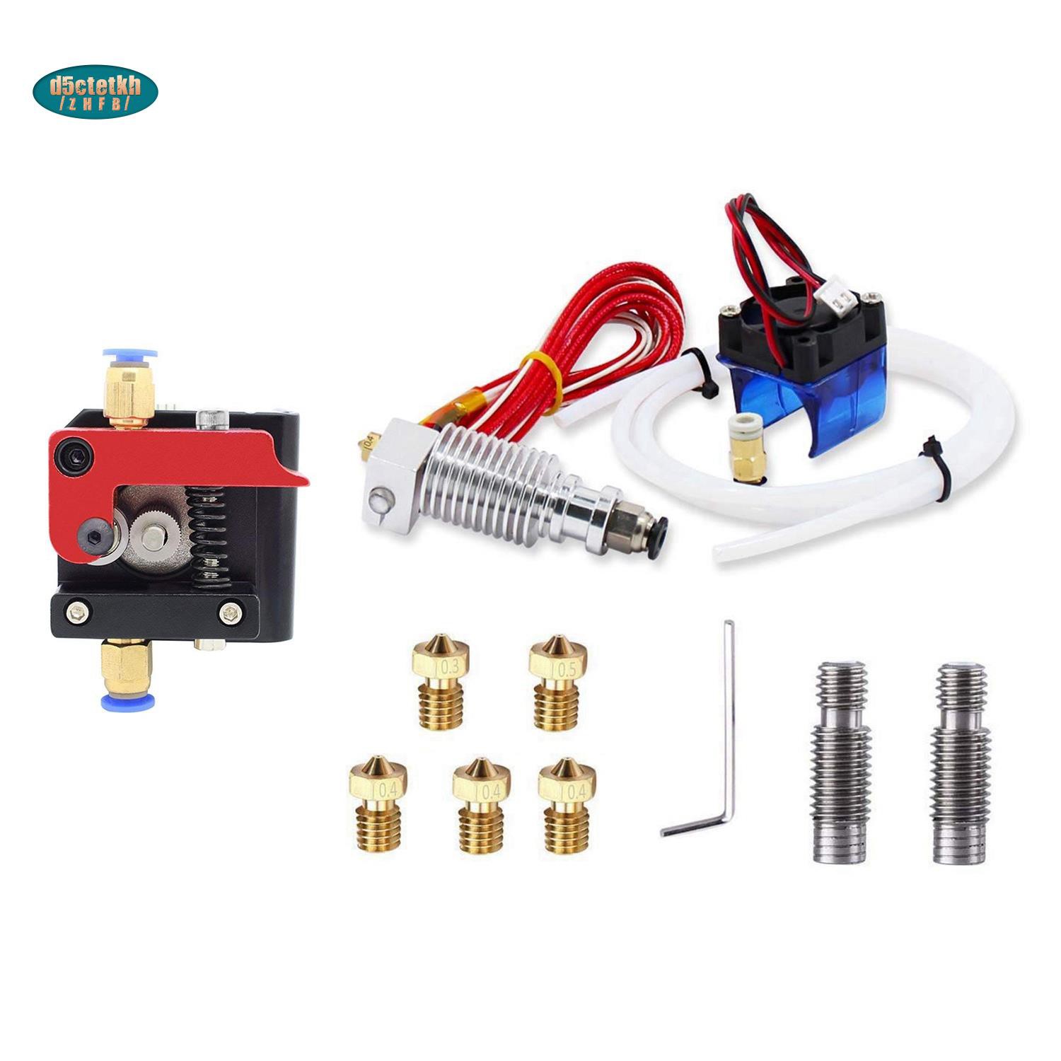 Phụ Kiện Máy Đùn Kim Loại V6 J-Head Mk8 1.75mm / 3mm Cho Máy Đùn