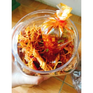 cơm cháy khô gà