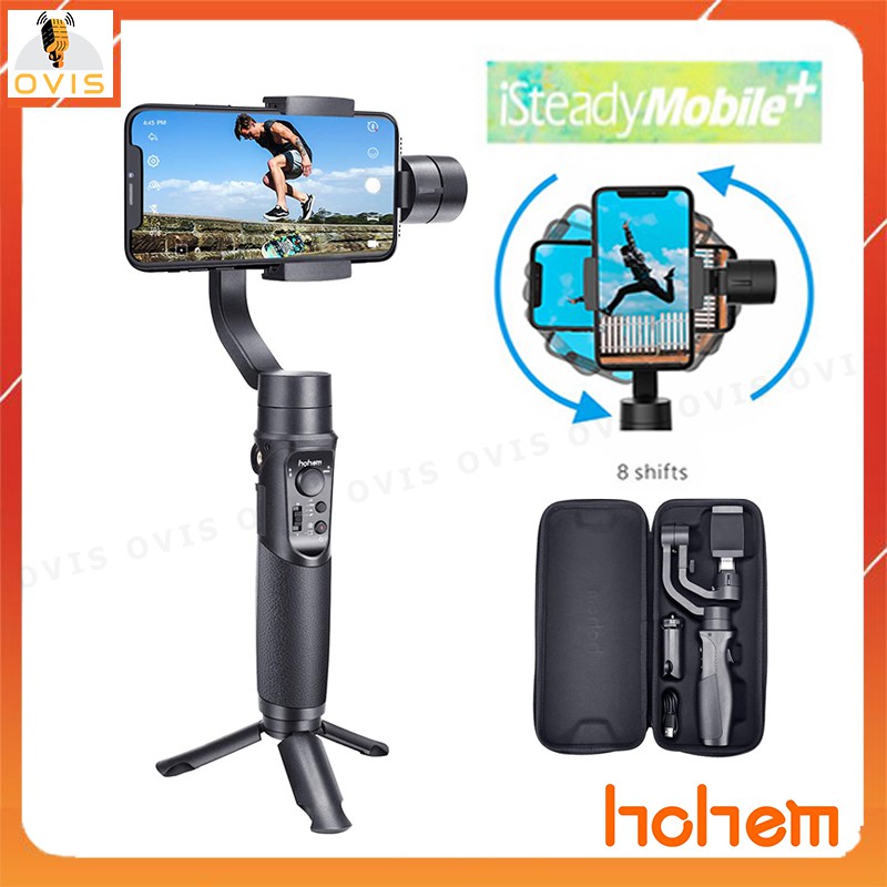 [BH 1 ĐỔI 1] Tay Cầm Chống Rung (Gimbal) Hohem ISteady Mobile+ Cho Điện Thoại, Nhận Diện Khuôn Mặt, Theo Dõi Chuyển Động | BigBuy360 - bigbuy360.vn