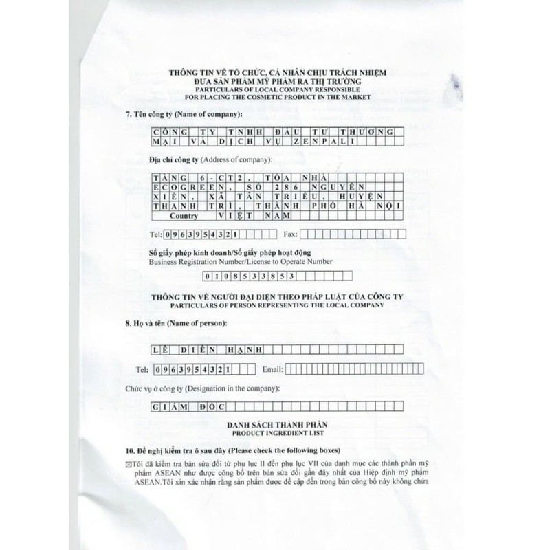 Chuối Cấy Trắng Zenpali, Chuối Giảm Thâm, Chuối Thải Chì Zenbali Whitening Detox Cream 30gr | BigBuy360 - bigbuy360.vn