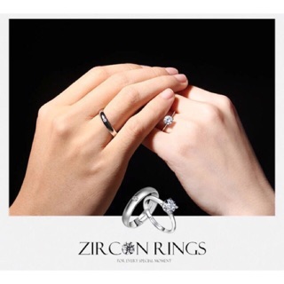 Nhẫn cặp bạc tình nhân freesize - Couple rings