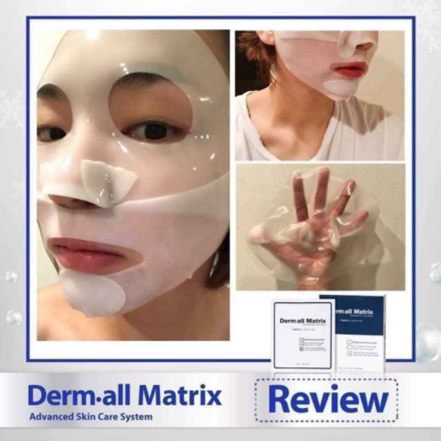 HỘP 4 MIẾNG MẶT NẠ CĂNG BÓNG DA DERM ALL MATRIX