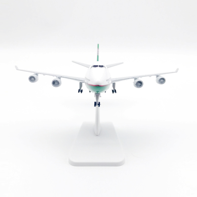Mô Hình Máy Bay Đài Loan Boeing 747 B747 Bằng Hợp Kim Nhôm Kích Thước 16CM / 20CM