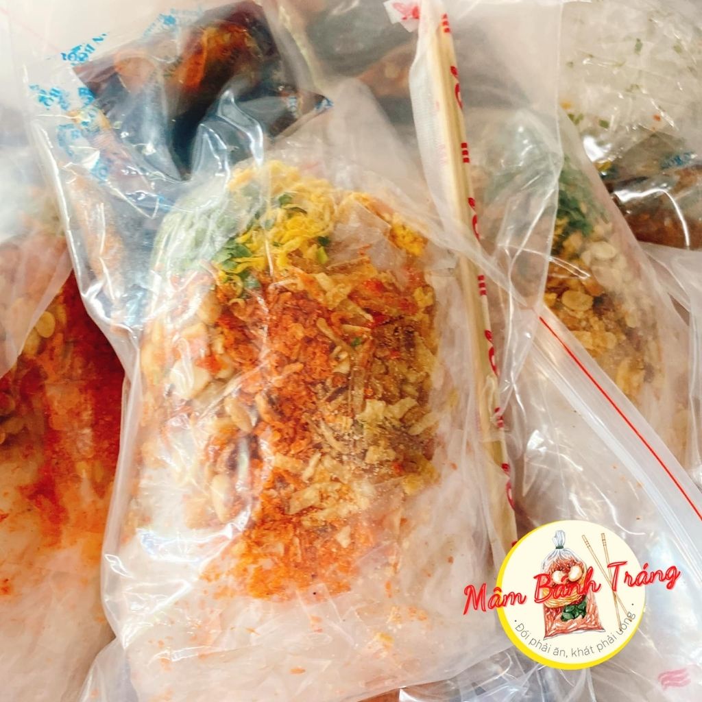 Bánh tráng trộn siêu Topping Bon Bon bánh tráng tự trộn Tây Ninh bịch siêu to ăn mê ngay - 04100116