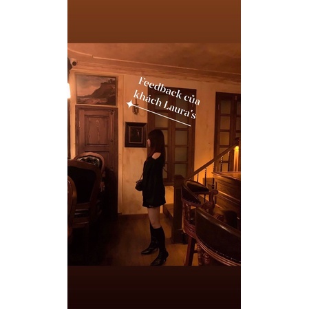 (Sẵn Đen 34)Boot da cao cổ , mũi nhọn ,đế cao 5 phân | BigBuy360 - bigbuy360.vn