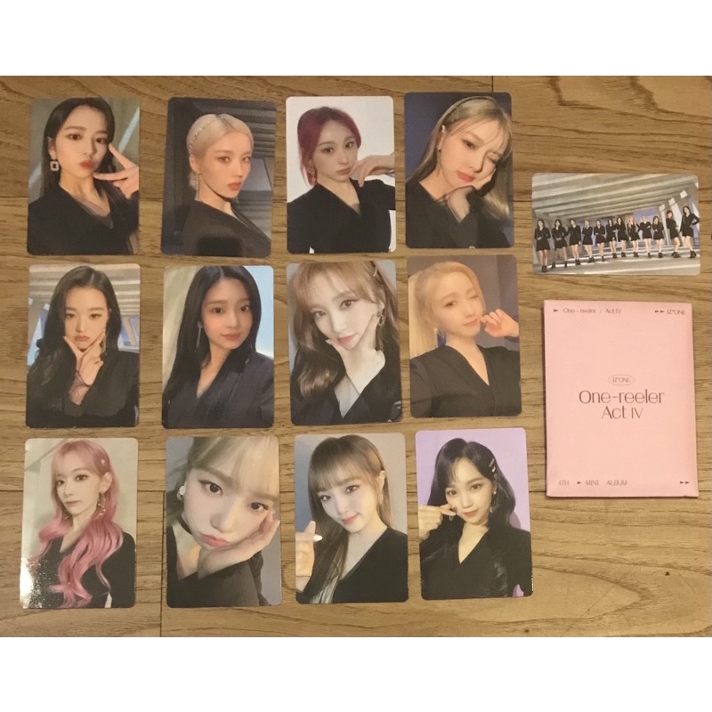 Card pre IZ*ONE album nhạc One reeler ACT IV tách lẻ