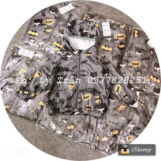 Áo khoác Batman cho bé