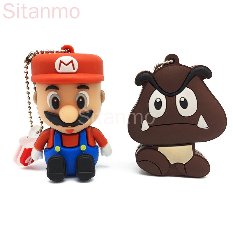 Pendrive 2TB 1TB 128GB 64GB Super Mario 32GB 16GB 8GB 4GB 2GB 1GB Hoạt Hình Sáng Tạo USB 2.0