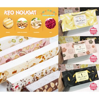 Kẹo sữa hạt nougat - kẹo của hạnh phúc món quà tốt cho sức khỏe và sắc đẹp - ảnh sản phẩm 2