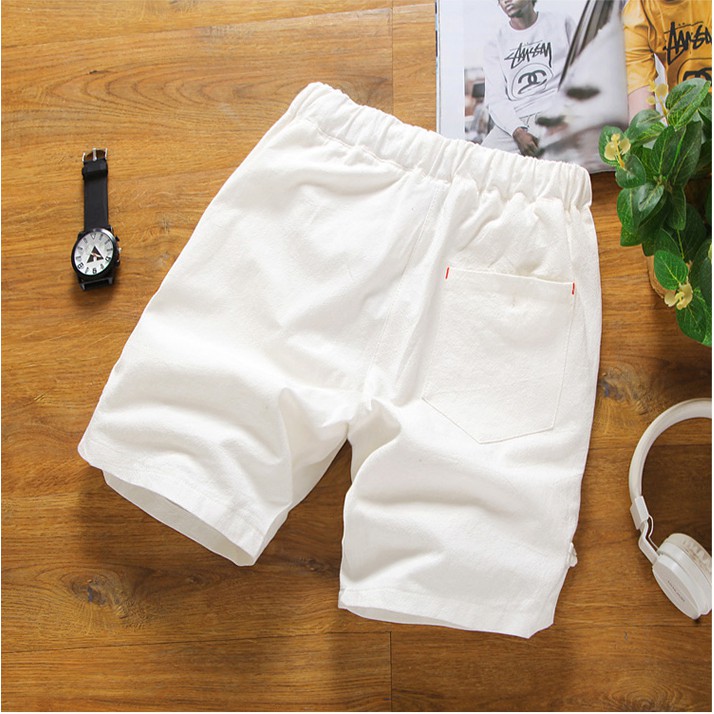 Combo 2 Quần short nam Q104 - Quần đùi nam 100% đũi gai mềm mại thoáng mát cục hot 2021 | BigBuy360 - bigbuy360.vn