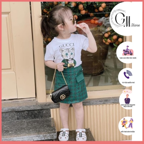 Bộ đồ cho bé gái hè mới năm 2022 Size Đại ( GmStore)