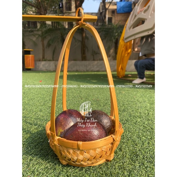 Quang gánh trang trí cắm hoa decor ,quang bày mâm ngũ quả Mây Tre Đan Thủy Khanh