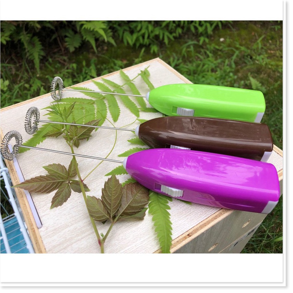 Máy Đánh Trứng Tạo Bọt Cafe Cầm Tay Chạy Pin Tiểu AA