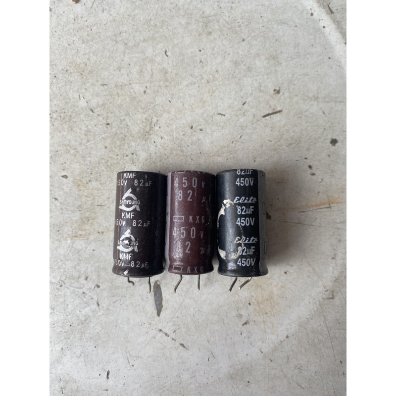 Tụ 82uf-450v tháo máy