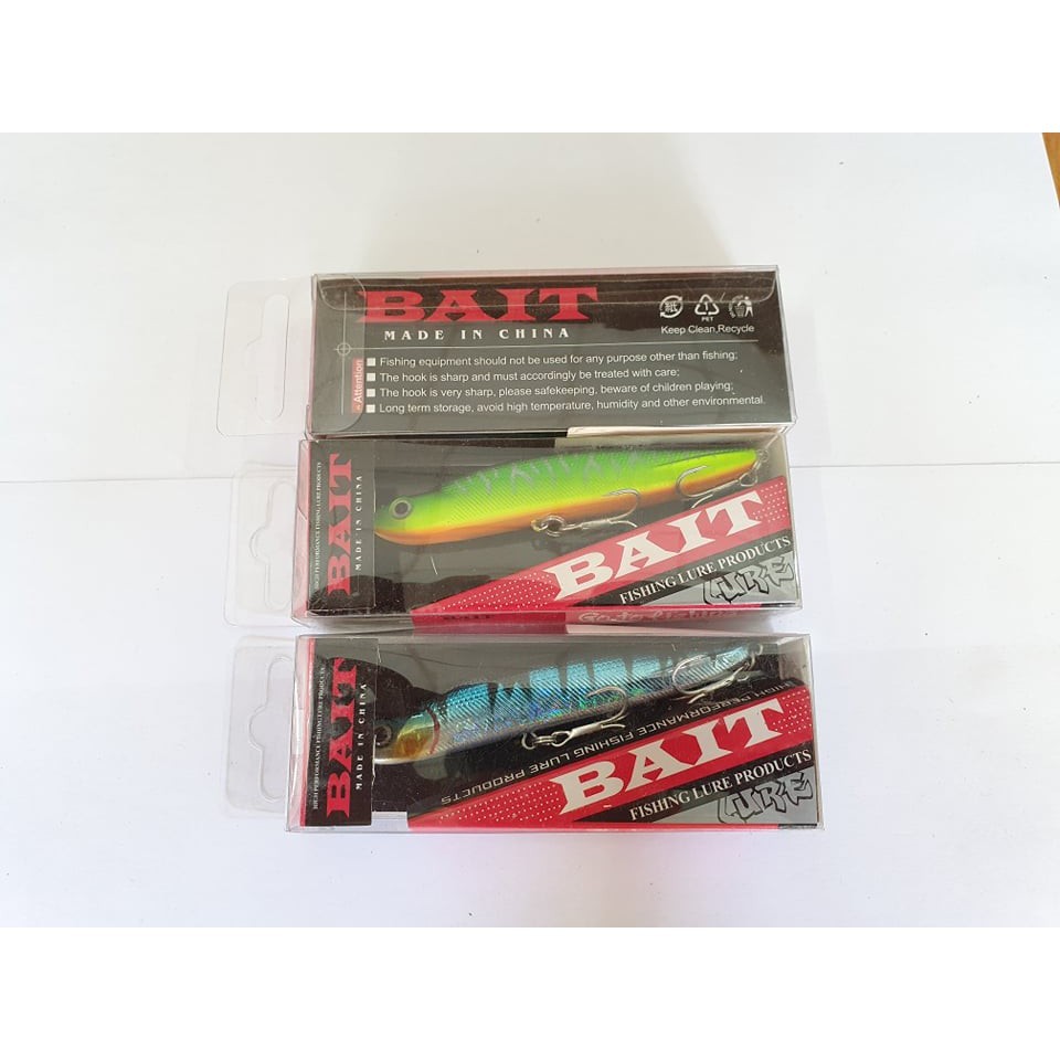 Mồi cá giả BAIT 9,5cm chuyên câu lure sông ,biển-ĐỒ CÂU GALAXY