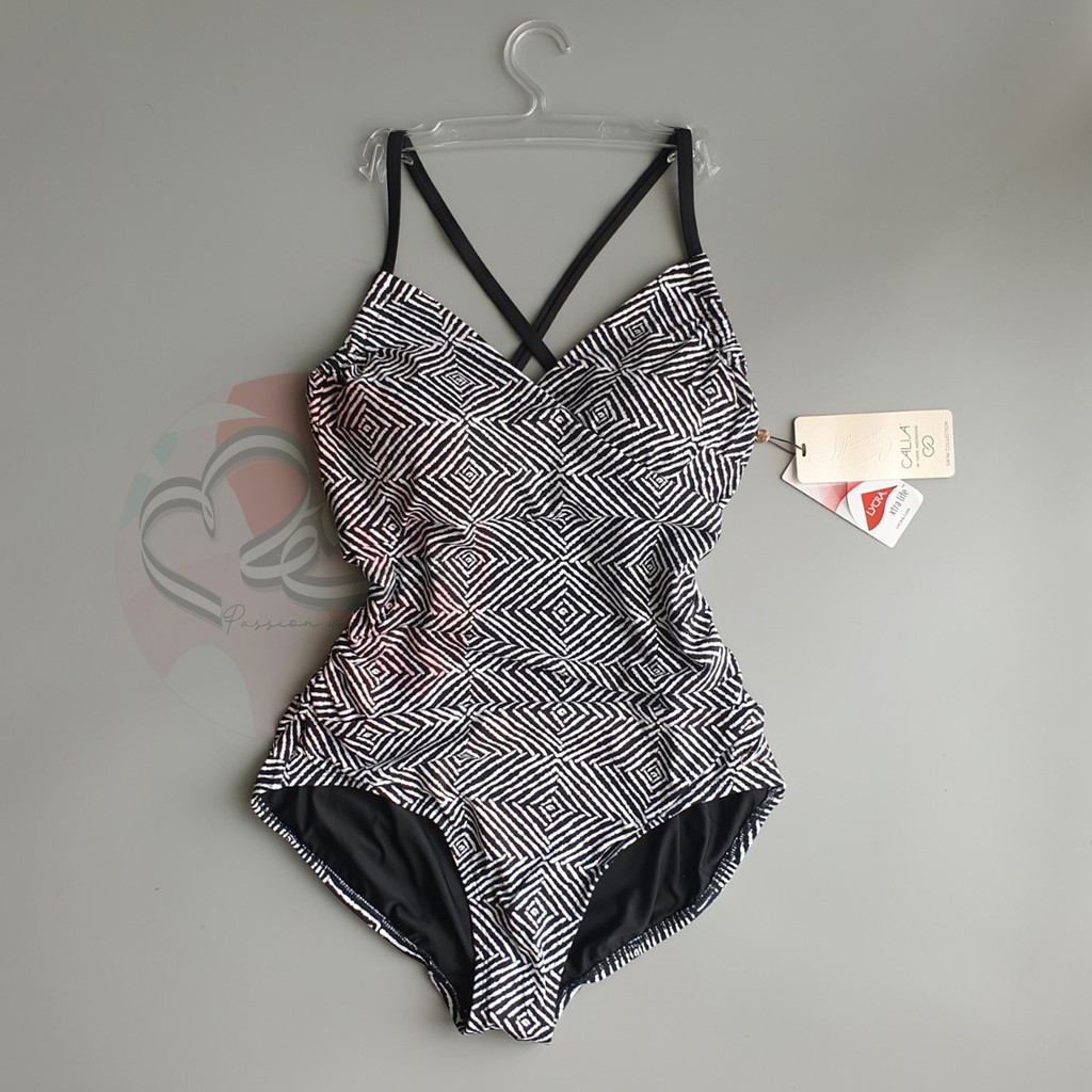 Bộ bơi một mảnh nhấn và định hình bụng Calia xuất khẩu Mỹ
