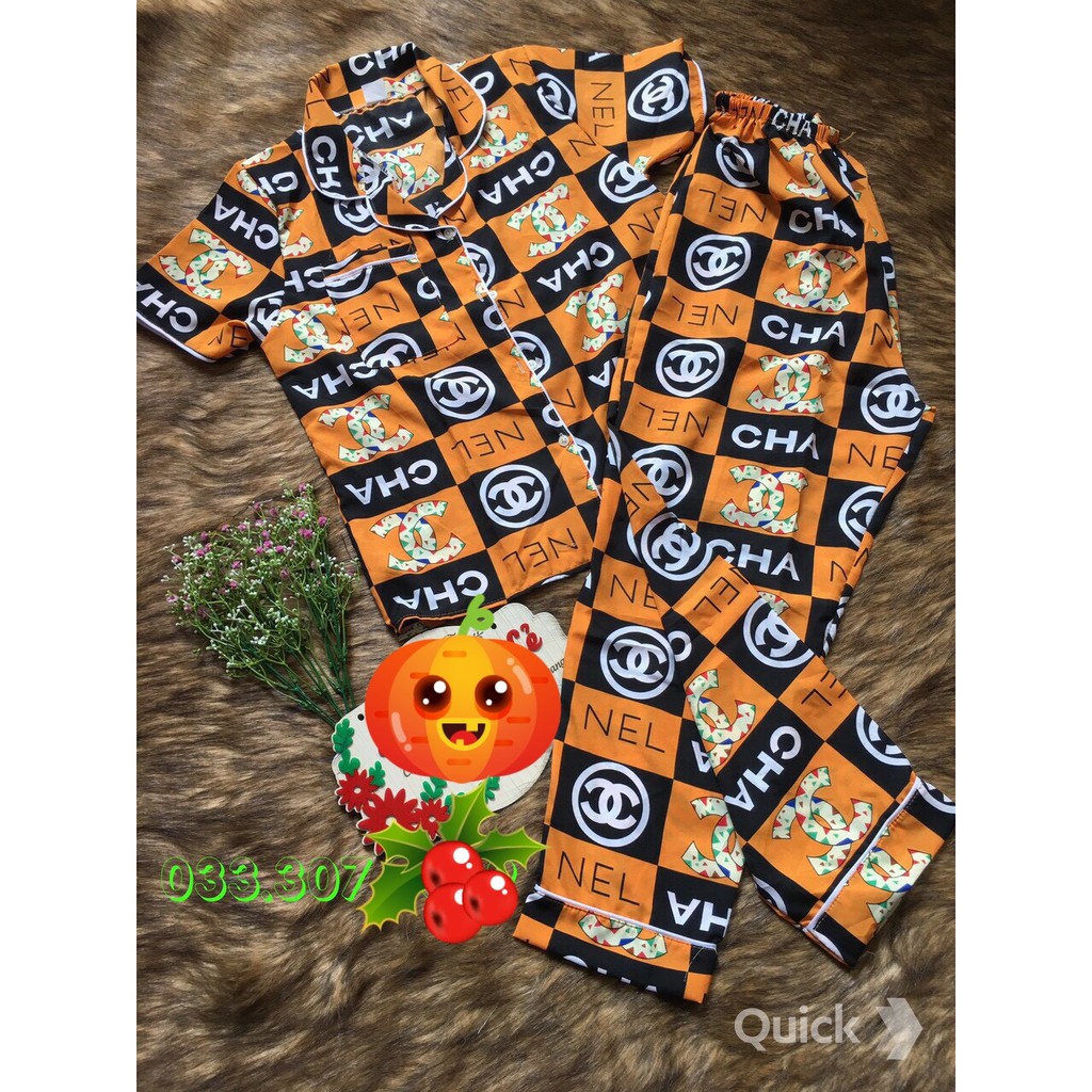 Đồ Bộ Mặc Nhà Tay Ngắn Quần Dài Vải Kate Lụa Mềm Mịn Freesize Dưới 57kg | BigBuy360 - bigbuy360.vn