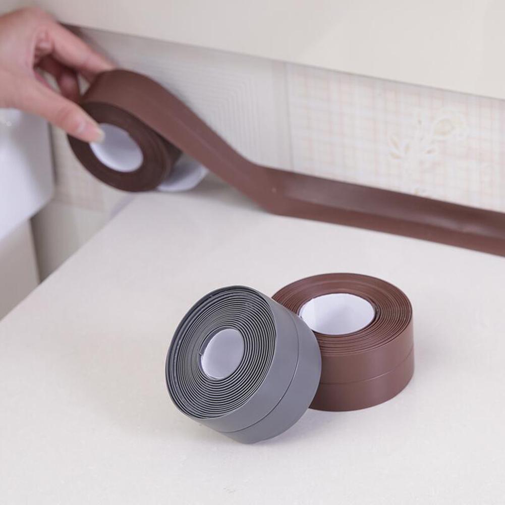 COD| Kitchen Waterproof Mildew Proof Adhesive Tape Toilet Corner Sealing Sticker