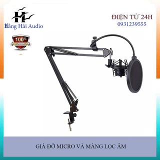 Chân kẹp và giá đỡ mic