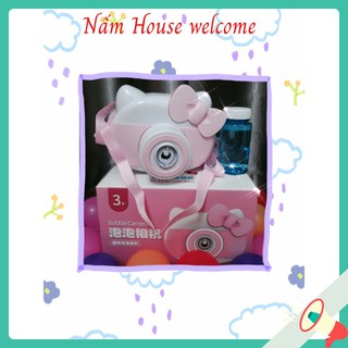 Máy Ảnh Tạo Bong Bóng📸❣️FREESHIP❣️📸 Có Đèn, Có Nhạc Hình Con Vật Ngộ Nghĩnh