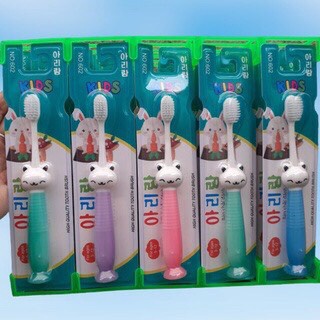 BÀN CHẢI ĐÁNH RĂNG TRẺ EM HÌNH THÚ (4 Chiếc)